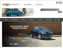 Tablet Screenshot of chevroletsolvalledorado.com.mx